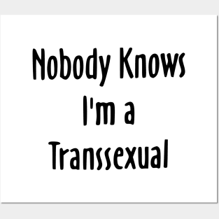 Nobody Knows I'm a Transsexual Posters and Art